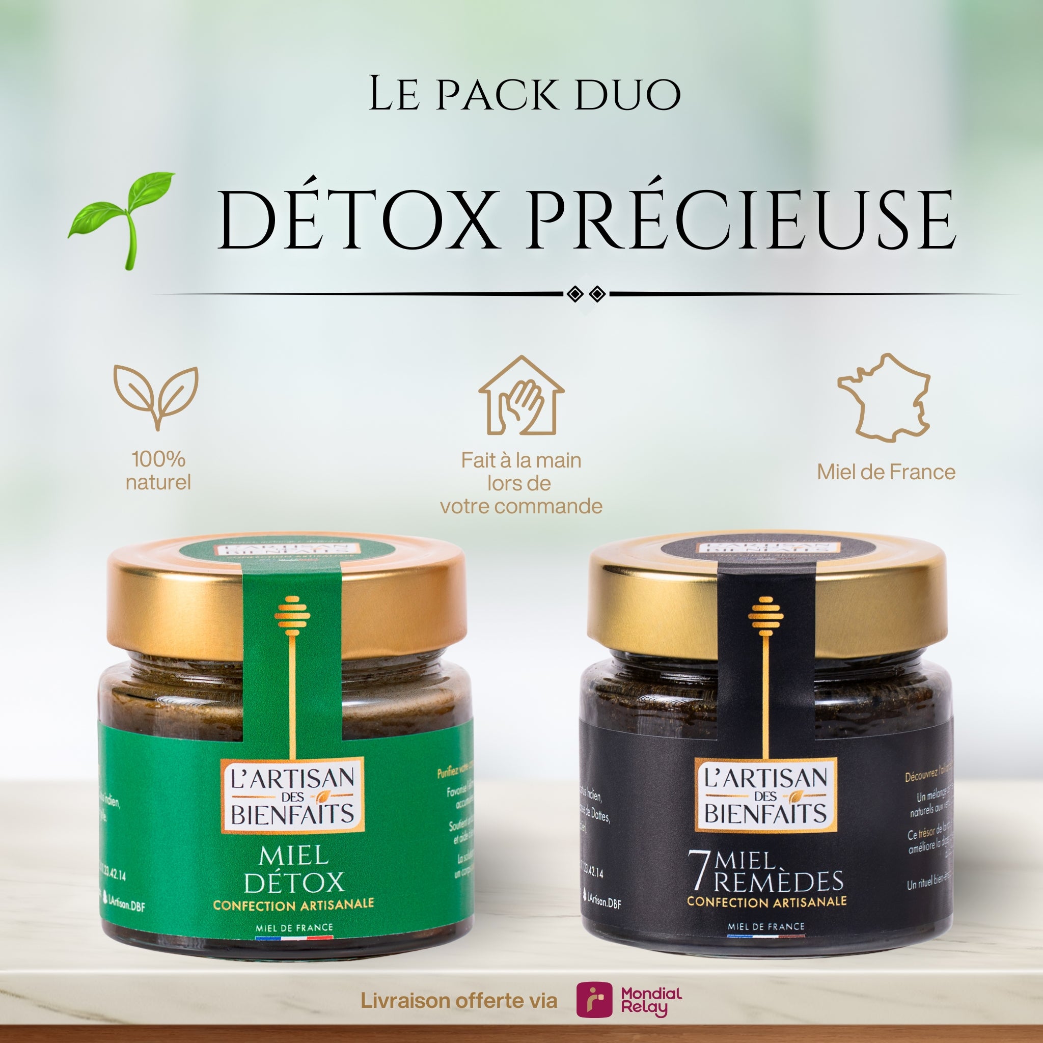 Pack DUO : Détox Précieuse