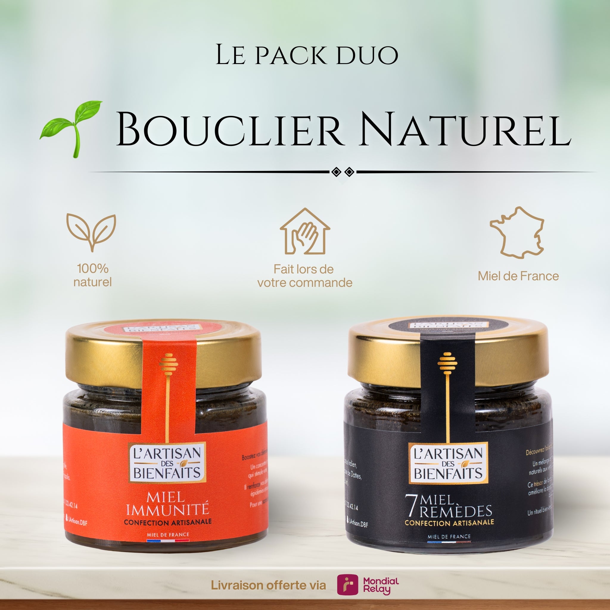 🌱 Pack DUO : Bouclier Naturel
