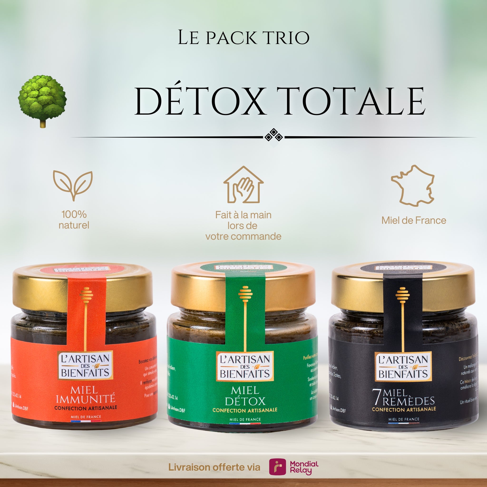 Pack TRIO : Détox Totale