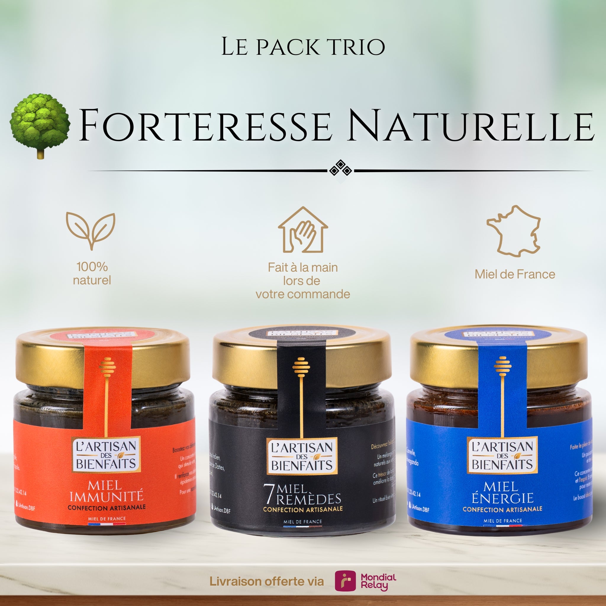 Pack TRIO : Forteresse Naturelle